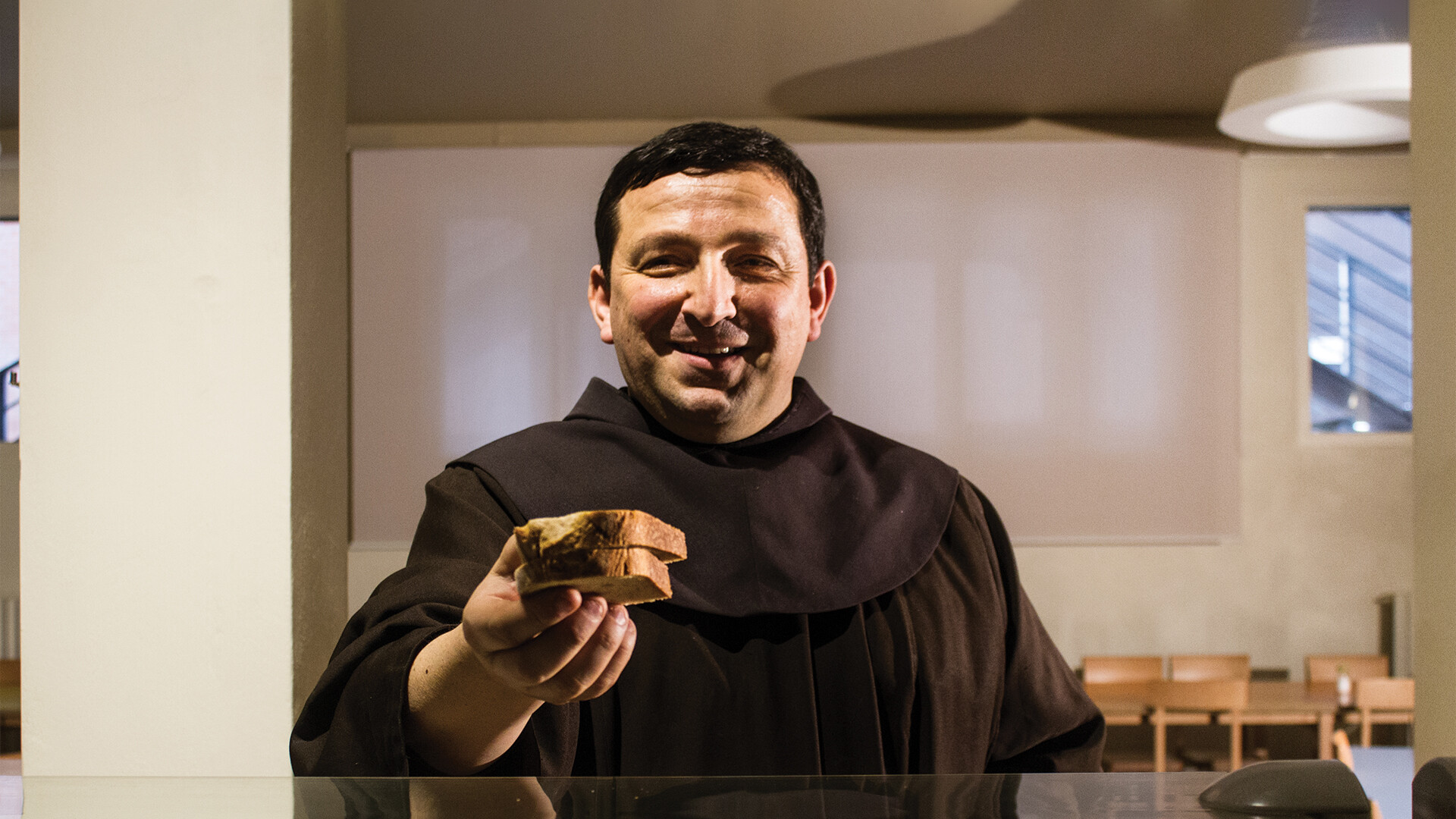 Fra Enrico Seluen della mensa di Torino