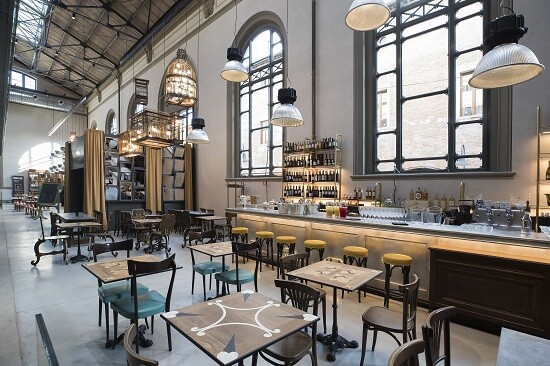 RAVENNA 3/12/2019. MERCATO COPERTO Ristorante mercato coperto